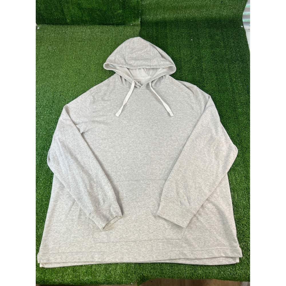 George Mens 3XL Heather Gray Lightweight Pullover Hoodie Kangaroo Pocket 1910